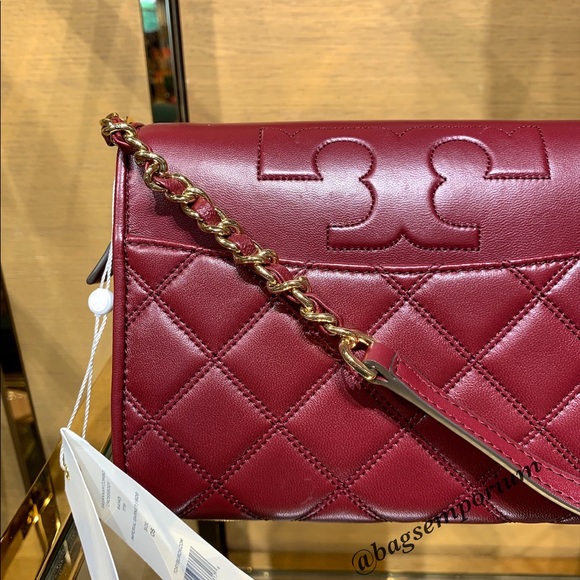 Tory Burch Leather Quilted Crossbody Bag - Picture 15 of 15